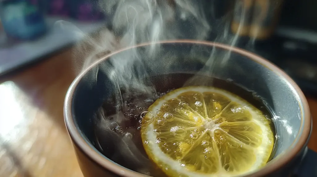 cómo usar limón congelado beneficios en té caliente
