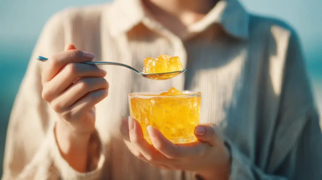 cuánto tiempo tomar gelatina coreana en presentación casera