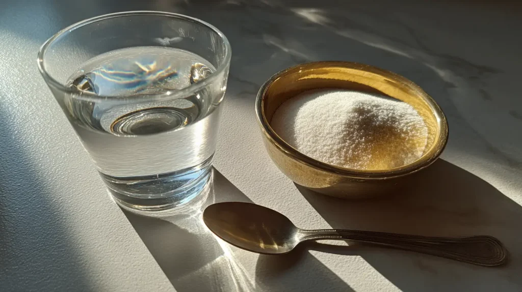 ingredientes de la gelatina coreana con gelatina sin sabor en polvo