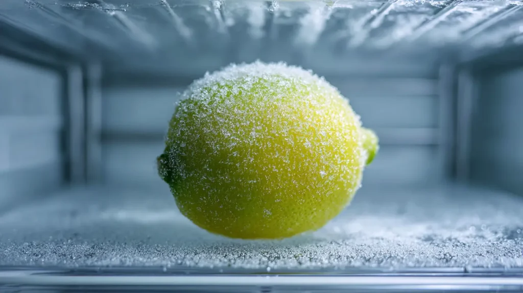 limón congelado beneficios en congelador doméstico