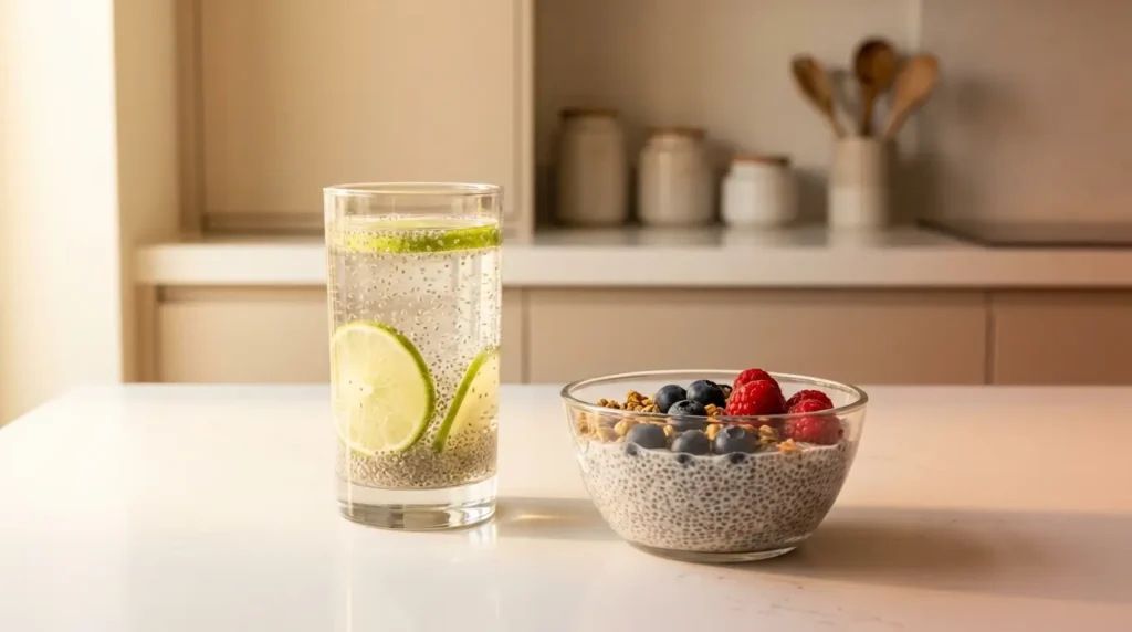 mejor hora para tomar chia mañana o noche