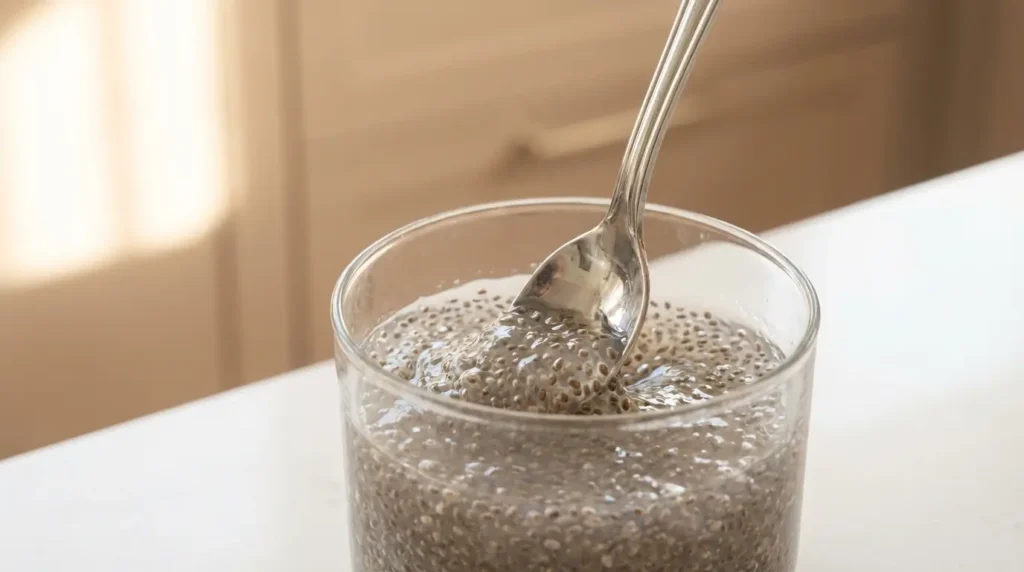 como preparar agua con chia