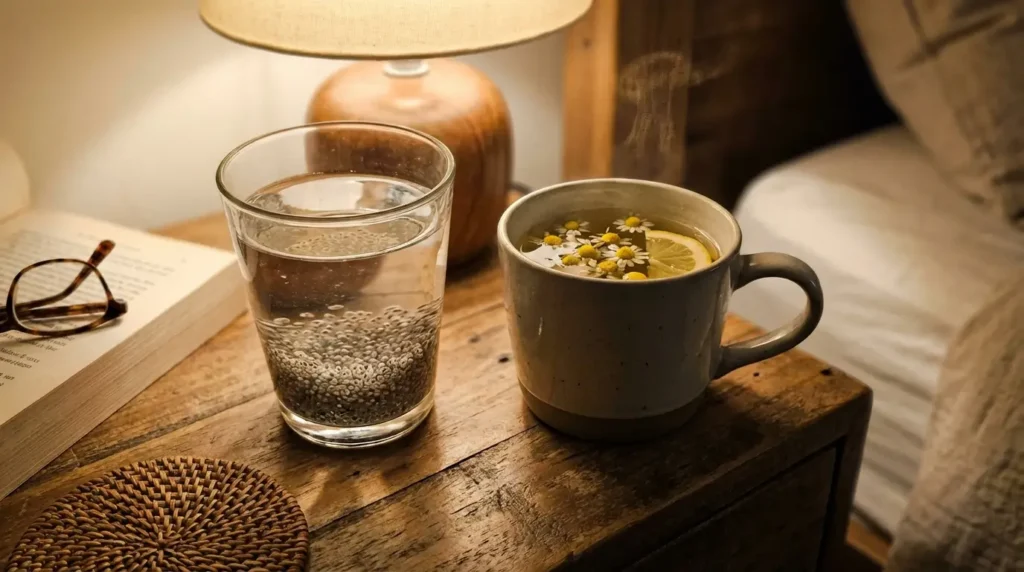 chia para dormir comparada con infusión nocturna